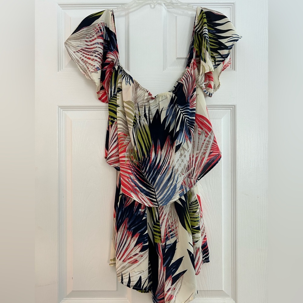 Super cute strapless romper